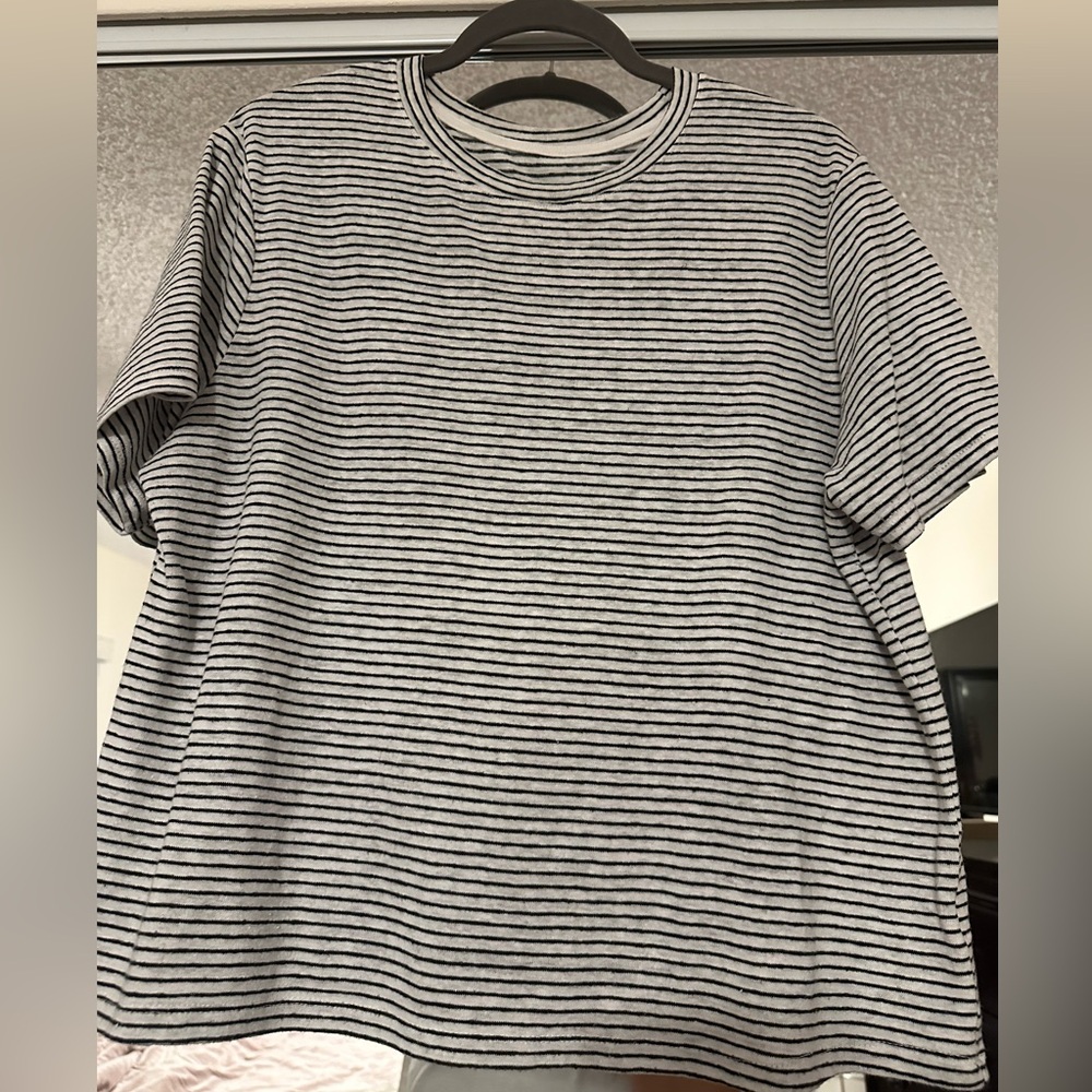 Black and White Striped T-Shirt